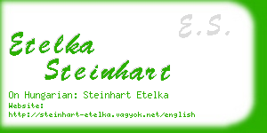etelka steinhart business card